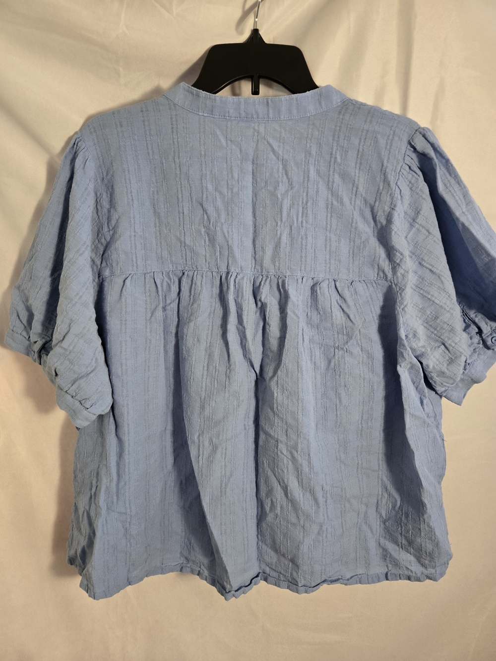 a.n.a Light Blue Button-Front Women's Top - Picture 7 of 10